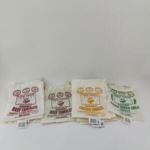 Texas Tamale Company Canvas Draw String Dust Bags for Crafts Lot of 15 Bags